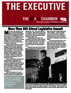 THE EXECUTIVE THE STATE CHAMBER Nebraska Chamber of Commerce & Industry September/October 2012