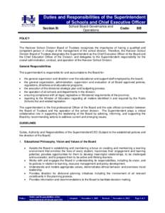 Microsoft Word - BB Duties of Superintendent CEO (A4) November[removed]docm