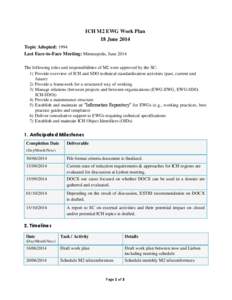 Environmental Working Group / Health / Clinical research / Clinical Data Management / Electronic Common Technical Document