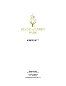 Klyde Warren Park Press Kit