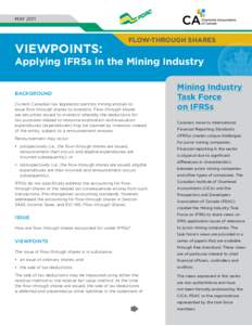 MAY[removed]Viewpoints: FLOW-THROUGH SHARES
