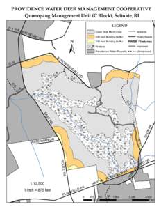 PROVIDENCE WATER DEER MANAGEMENT COOPERATIVE Quonopaug Management Unit (C Block), Scituate, RI LEGEND D-1 W ILLI