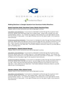 Georgia Aquarium / Peachtree Center / Peachtree Street / Atlanta / Aquarium / Centennial Olympic Park / Geography of Georgia / Georgia / MARTA stations