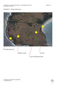 The Results of an Acoustic Testing Program – Cape Bridgewater Wind Farm Energy Pacific (Vic) Pty Ltd Appendix T1  APPENDIX T: Off Site Ambient Tests