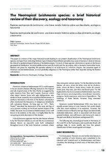 ARTIGO HISTÓRICO | HISTORICAL ARTICLE | ARTÍCULO HISTÓRICO  doi: [removed]S2176-[removed]