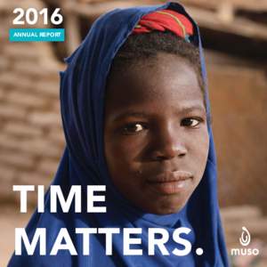 2016 ANNUAL REPORT TIME MATTERS.
