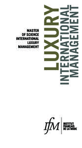 INTERNATIONAL MANAGEMENT LUXURY  MASTER