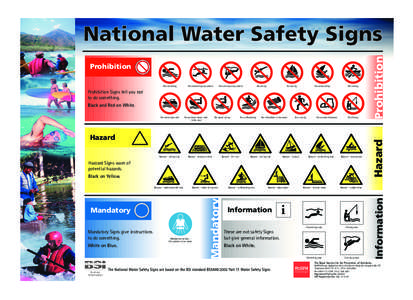 National Water Safety Signs