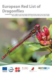 European Red List of Dragonflies Compiled by Vincent J. Kalkman, Jean-Pierre Boudot, Rafał Bernard, Klaus-Jürgen Conze, Geert De Knijf, Elena Dyatlova, Sónia Ferreira, Miloš Jović, Jürgen Ott, Elisa Riservato and G