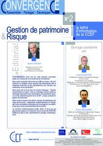 Editorial  Gestion de patrimoine & Risque  septembre 2007