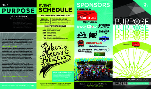 THE  EVENT SCHEDULE GRAN FONDO