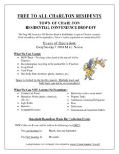 Microsoft Word - Residential Convenience Drop off Flyer Charlton _3_.docx
