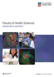 Faculty of Health Sciences Research Report Faculty at a glance Professional Staff