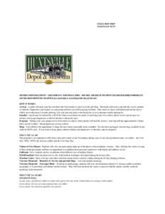 FIELD TRIP PREP VISIONS OF VETS HISTORIC HUNTSVILLE DEPOT – 320 CHURCH ST. HUNTSVILLE 35801 – BUS WILL UNLOAD IN THE DEPOT (YELLOW BUILDING) PARKING LOT. Call[removed]OR[removed]if you need help or are dela