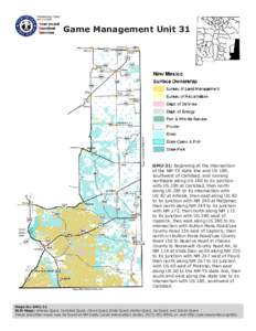 Game Management Unit 31  Seven Rivers WMA