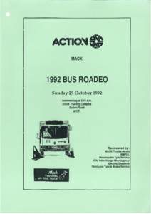 ACTION MACK 1992 Bus Roadeo