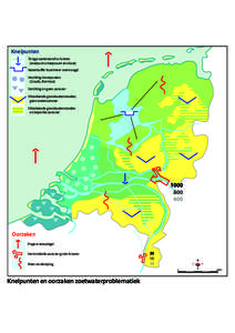 Knelpunten Te lage waterstand in rivieren (knelpunt scheepvaart en inlaat) Waterbuffer IJsselmeer overvraagd Verzilting inlaatpunten (Gouda, Bernisse)