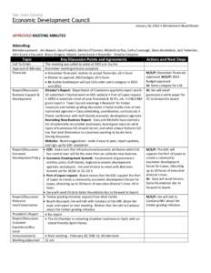 San Juan County  Economic Development Council January 16, 2012 • Windermere Board Room  APPROVED MEETING MINUTES