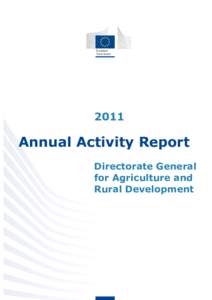 2011 Annual Activity Report of DG