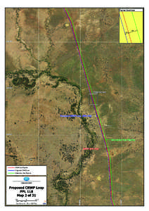 Application for a 15 year no coverage determination for the GLNG Comet Ridge - Wallumbilla pipeline, Annexure 5 CRWP Loop map 2 of 31, 12 February 2015