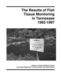 Pollution / Boone Lake / Tennessee Valley Authority / Fish / Polychlorinated biphenyl / Dale Hollow Reservoir / Holston River / Chlordane / Fishing in Alabama / Tennessee / Geography of the United States / Endocrine disruptors