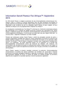 Microsoft Word - Information Fav-Afrique Sanofi Pasteur 11 septembre 2015