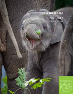 The Oregon Zoo[removed]Annual Report  a gorgeous,