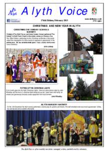 Alyth Voice 176th Edition, February 2013 www.alythvoice.co.uk 1725 copies