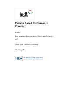 Mission-based Performance Compact between Dún Laoghaire Institute of Art, Design and Technology and