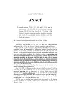 (129th General Assembly) (Substitute Senate Bill Number 264) AN ACT To amend sections[removed], [removed], and[removed]and to enact section[removed]of the Revised Code and to amend