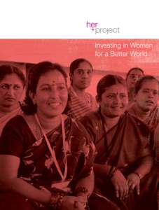 Investing in Women for a Better World our mission  Investing in Women