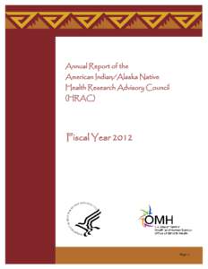 Annual Report of the  American Indian/Alaska Native Health Research Advisory Council (HRAC)