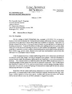 Business Review Request Letter: DataCheck Inc.