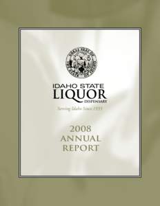 Alcoholic beverage control state / Liquor store / Idaho State Liquor Dispensary / Idaho / Alcoholic beverage / Prohibition in the United States / Prohibition / Index of Idaho-related articles / Oregon Liquor Control Commission / Alcohol / Household chemicals / Alcohol law
