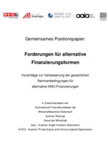 Microsoft Word - Forderungspapier_KMU-Finanzierung_03[removed]Final