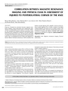 DOI: http://dx.doi.org[removed][removed]  Original Article CORRELATION BETWEEN MAGNETIC RESONANCE IMAGING AND PHYSICAL EXAM IN ASSESSMENT OF