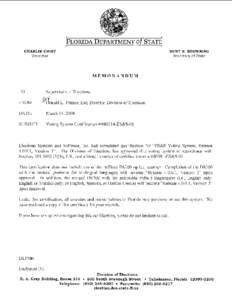 FLORIDA DEPARTMENT I 01 STATE I
