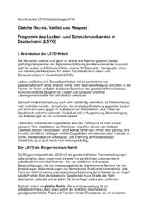 2010 Beschluss LSVD Programm