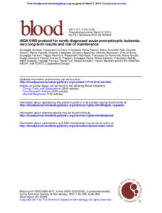 From bloodjournal.hematologylibrary.org by guest on March 7, 2014. For personal use only[removed]: [removed]