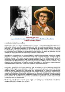 Nicaragua[removed]: Imposición del dominio yanqui en Nicaragua y Resistencia Sandinista Manuel Moncada Fonseca