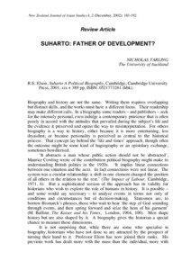 New Zealand Journal of Asian Studies 4, 2 (December, 2002): [removed]Review Article