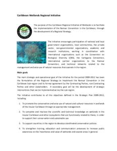 Biology / Mazandaran Province / Ramsar Convention / Caribbean / Wetland / Convention on Biological Diversity / Lake Chad Basin Commission / Biodiversity / Environment / Ecology
