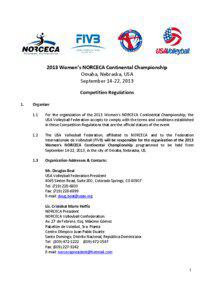 North /  Central America and Caribbean Volleyball Confederation / FIVB World Grand Prix / FIVB World League / Volleyball / Sports / Fédération Internationale de Volleyball