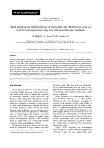 PLANT ECOPHYSIOLOGY PLANT ECOPHYSIOLOGY Plant Ecophysiology[removed]