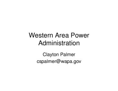 Western Area Power Administration