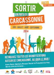 Pays de Carcassonne, Terre de Séjours sommaire des manifestations P2-6