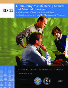 SD-22  Diminishing Manufacturing Sources and Material Shortages A Guidebook of Best Practices and Tools for Implementing a DMSMS Management Program