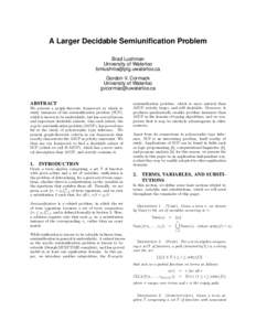Theoretical computer science / Mathematical logic / Logic / Automated theorem proving / Logic programming / Logic in computer science / Type theory / Lambda calculus / Substitution / Symbol / Directed acyclic graph / Unification