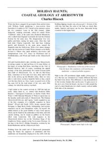 Geography of the United Kingdom / Petrology / Sedimentary rock / Trace fossil / Aberystwyth / Tiktaalik / Fossil / Fish / Biology / Paleontology