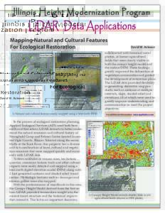 Illinois Height Modernization Program  LiDAR Data Applications Mapping Natural and Cultural Features For Ecological Restoration